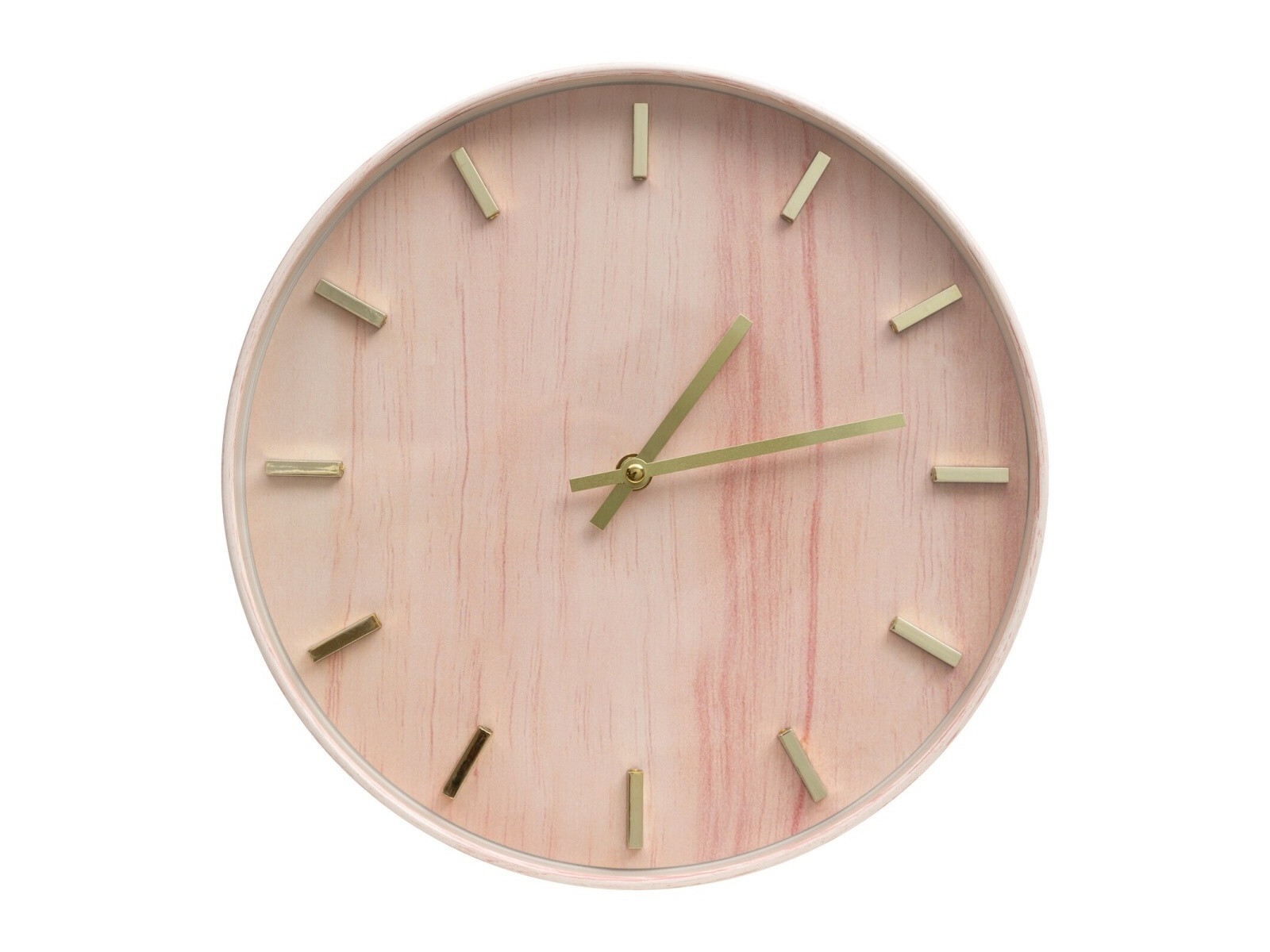 Dekoračné nástenné hodiny v modernom štýle, 30 cm – ružové